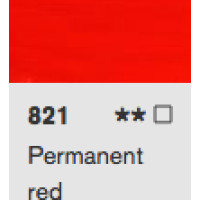 821 Permanent Red (κόκκινο σταθερό ) - 250ml